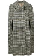 A.n.g.e.l.o. Vintage Cult 1970's Checked Double-breasted Coat - White