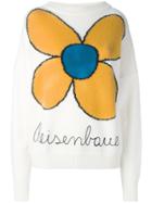 Christopher Kane Knitted Flower Jumper - White