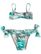 Lygia E Nanny Kids Printed Bikini Set, Girl's, Size: 8 Yrs, Green