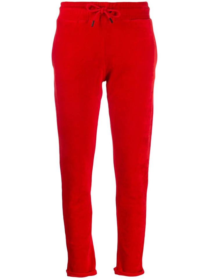 Quantum Courage Slim-fit Jogging Trousers - Red