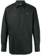 Vivienne Westwood Logo Long-sleeved Shirt - Black