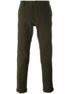 Pence Slim Fit Chinos, Men's, Size: 48, Green, Cotton/spandex/elastane