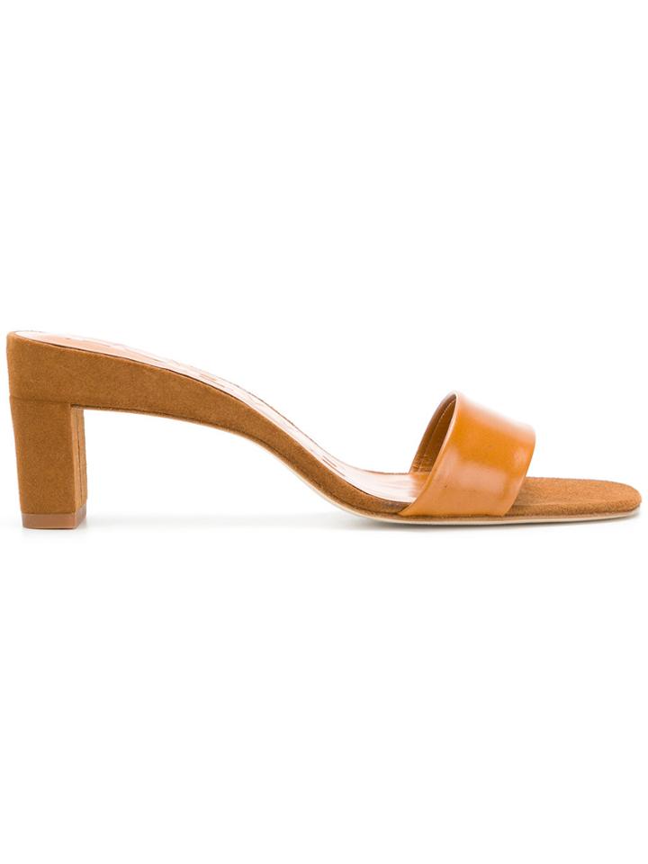 Loewe Mule Slides - Brown