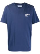 Affix Logo Print T-shirt - Blue