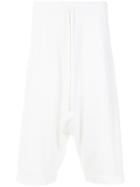 Lost & Found Ria Dunn Dropped Crotch Shorts - White