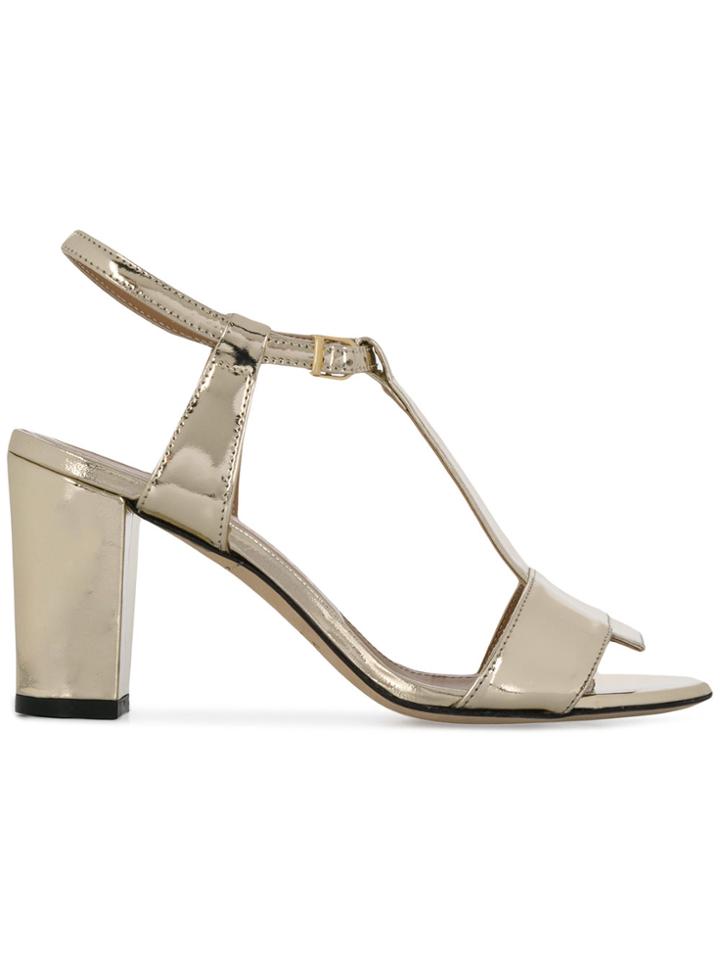 Marc Ellis T-bar Sandals - Metallic