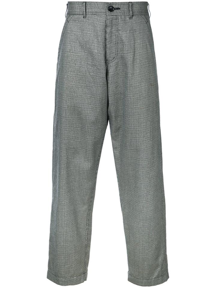 Comme Des Garçons Vintage Houndstooth Pants - Grey