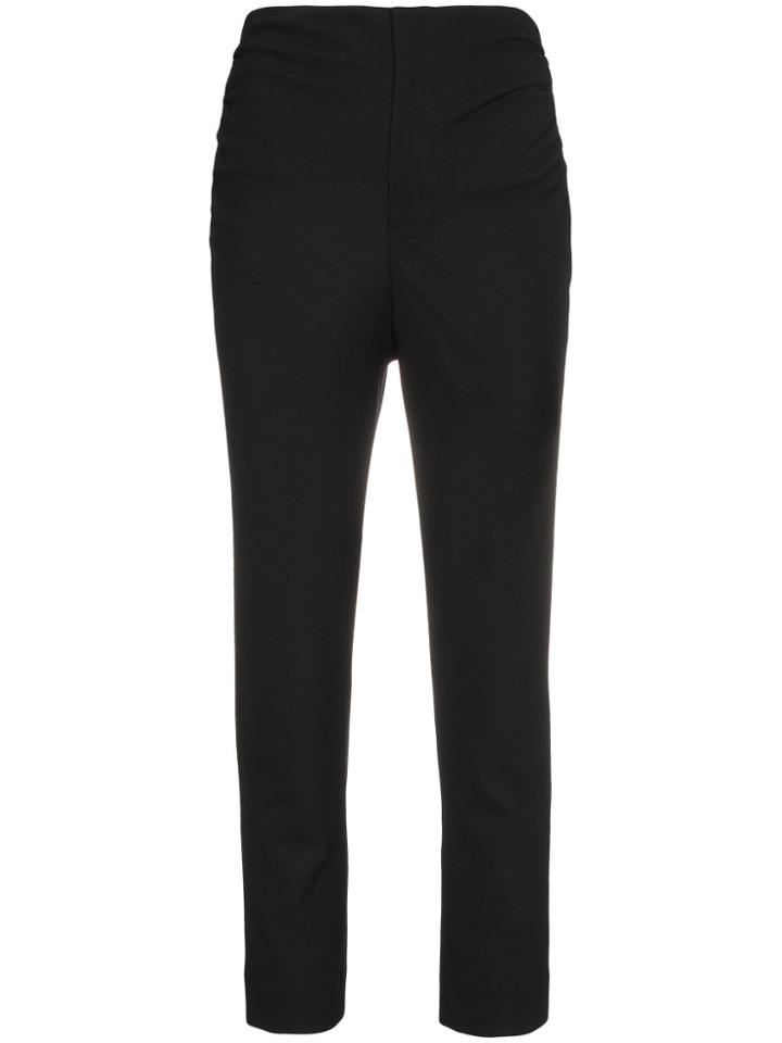 Jacquemus High Waisted Skinny Cropped Trousers - Black