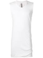 Rick Owens Basic Sleeveless T-shirt, Men's, Size: Small, White, Cotton