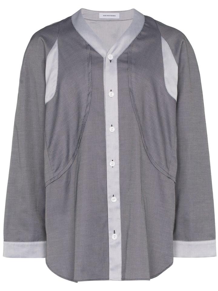 Kiko Kostadinov Godd V-neck T-shirt - Neutrals