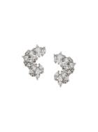 Elise Dray Topaz & Diamond Earrings - Metallic