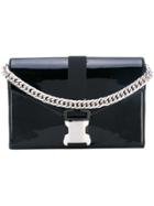 Christopher Kane Large Patent Devine Shoulder Bag - Black