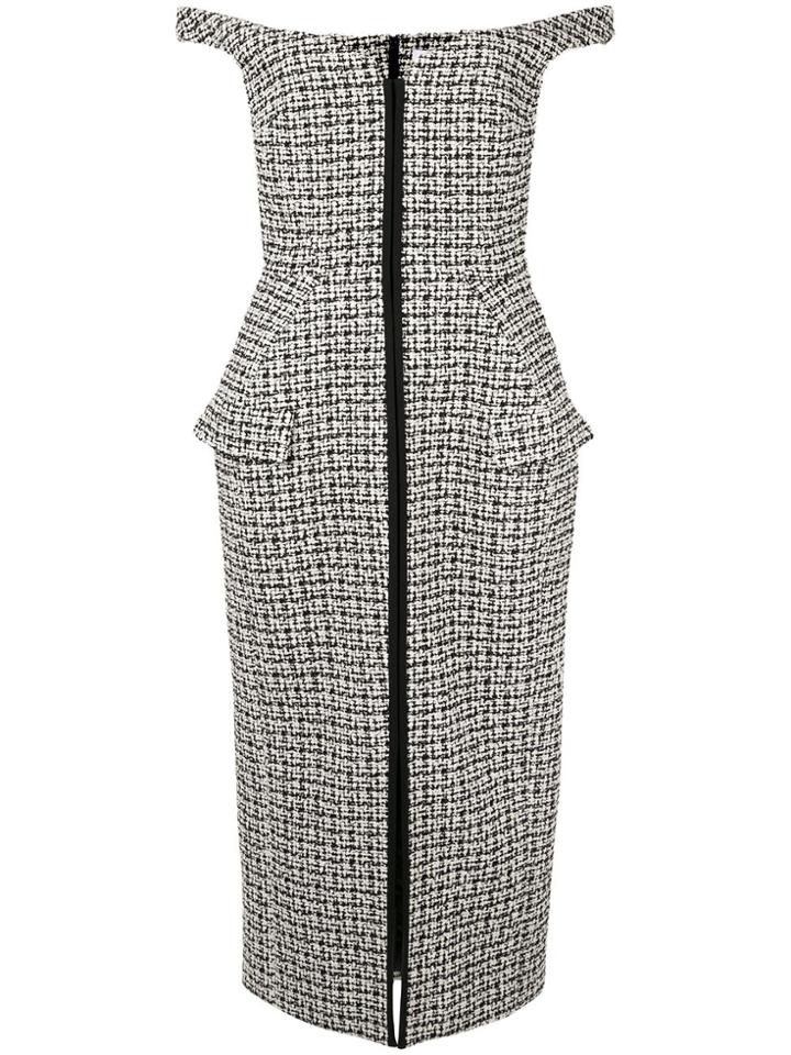 Camilla And Marc Amara Tweed Dress - Black