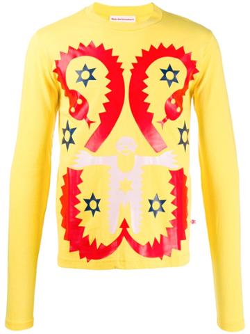 Walter Van Beirendonck Pre-owned 2009 Snake Printed Long-sleeved