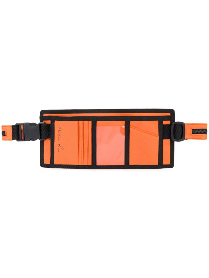 Martine Rose Fitted Waist-wallet - Yellow & Orange