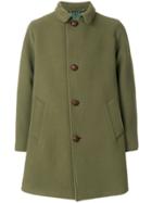 Doppiaa Oversized Wool Coat - Green