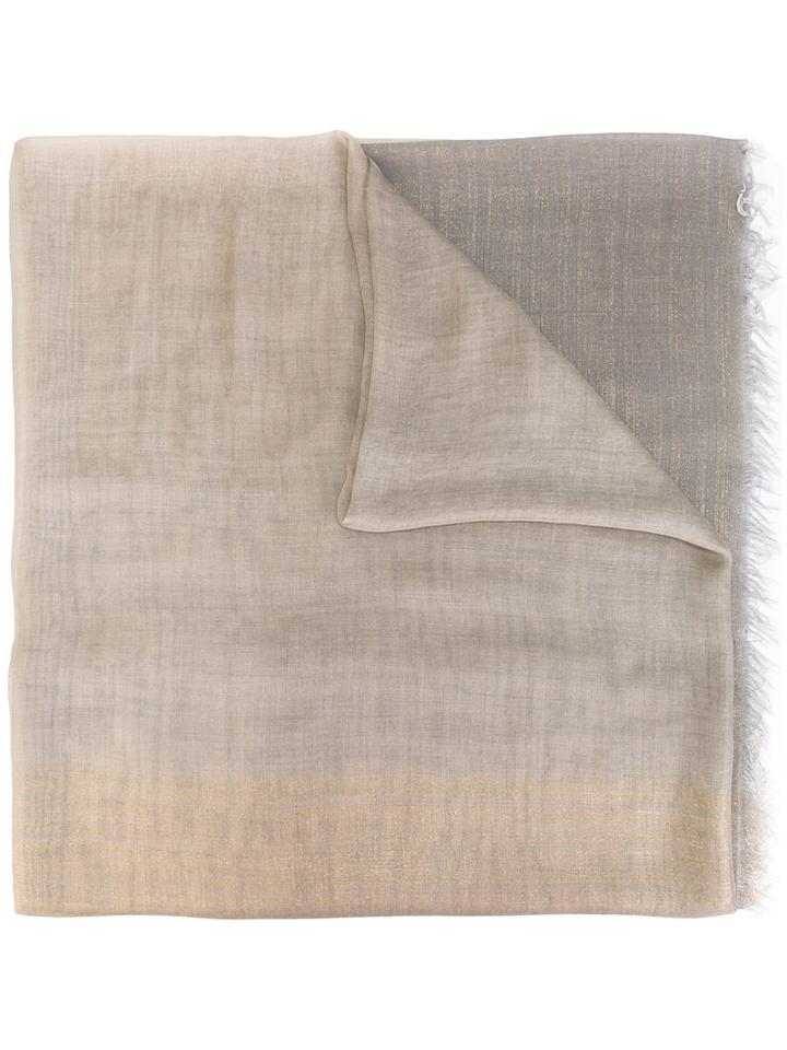 Faliero Sarti Dorineth Scarf, Women's, Nude/neutrals, Modal/cupro/silk/polyester