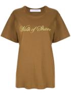 Walk Of Shame Logo Print T-shirt - Brown
