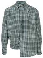 Martine Rose Wrap Detail Shirt - Green