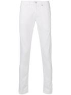 Dondup Ripped Detail Jeans - White