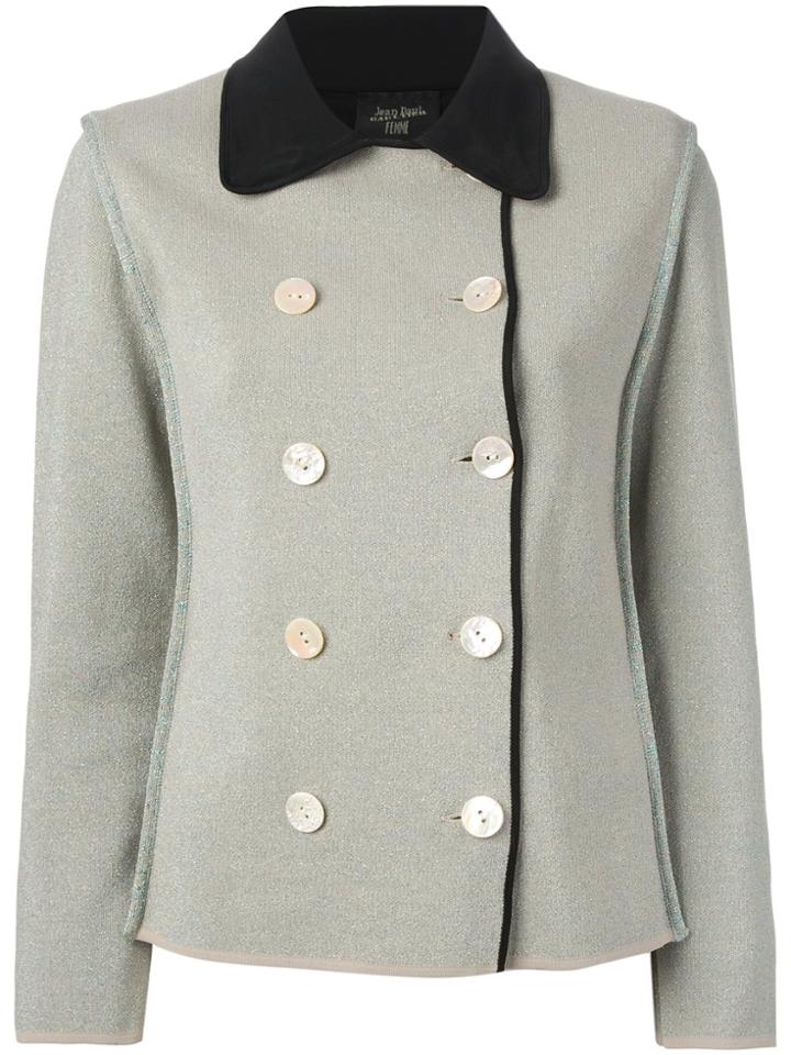 Jean Paul Gaultier Vintage Lamé Bouclé Jacket - Grey