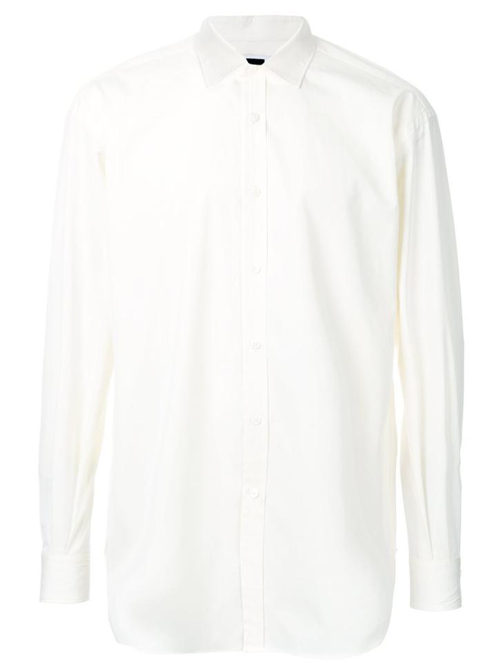 H Beauty & Youth. Classic Shirt, Men's, Size: Medium, White, Cotton