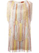 Missoni Fringed Detail Dress, Women's, Size: 40, Rayon/cupro/polyester