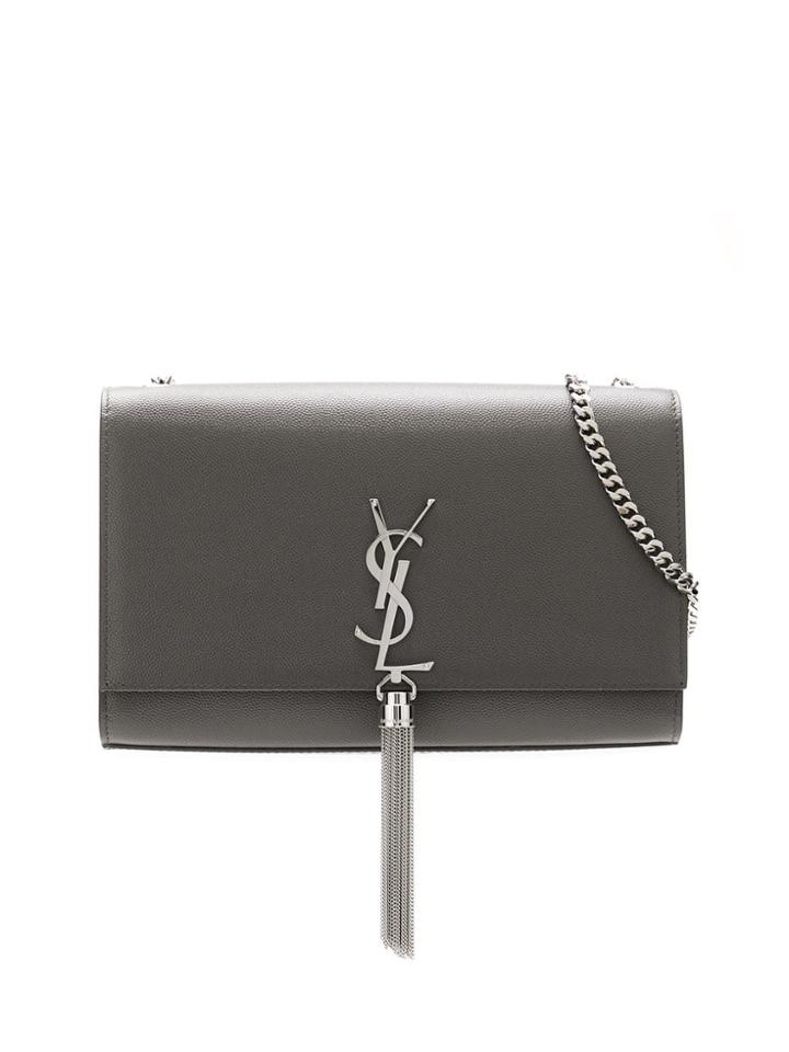 Saint Laurent Ysl Bag Monogramme S - Grey