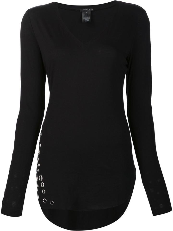 Thomas Wylde - 'radiance' Blouse - Women - Cotton - Xl, Black, Cotton