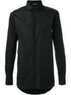Neil Barrett Classic Shirt, Men's, Size: 41, Black, Cotton