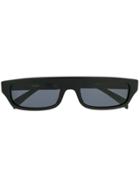 Moschino Eyewear Rectangular Frame Sunglasses - Black