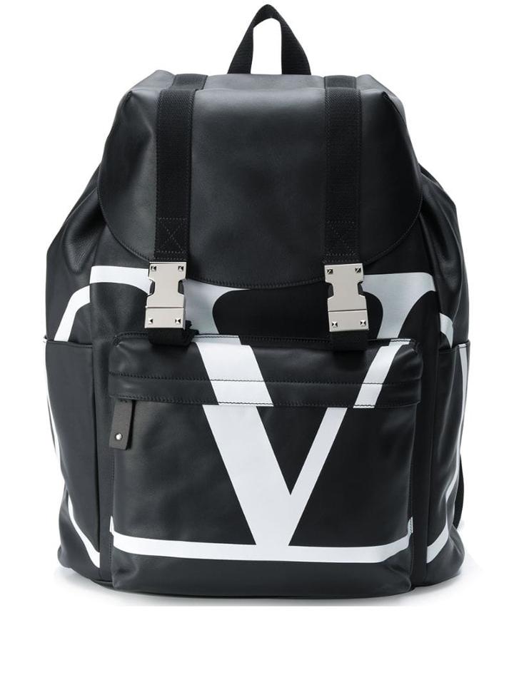 Valentino Valentino Garavani Large Vlogo Backpack - Black