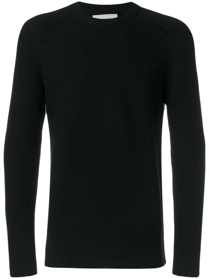Pringle Of Scotland Ribbed Knit Jumper - Black