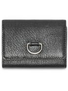 Burberry Small D-ring Leather Wallet - Black