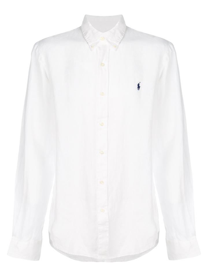 Polo Ralph Lauren Long Sleeved Logo Shirt - White