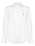 Polo Ralph Lauren Long Sleeved Logo Shirt - White