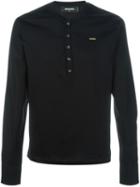 Dsquared2 Long Sleeve T-shirt, Men's, Size: M, Black, Cotton