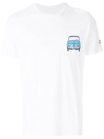 Mc2 Saint Barth Fiat&reg; 500 Print T-shirt - White