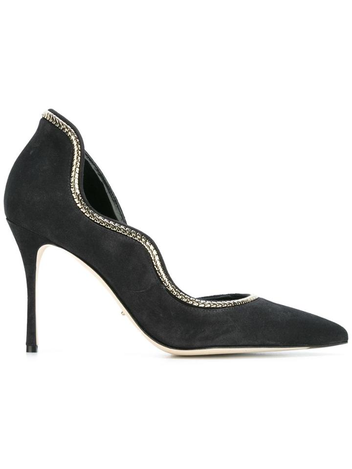 Sergio Rossi Pointed Toe Pumps - Grey