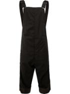 Christopher Nemeth Tailored Pinafore Jumpsuit, Men's, Size: Large, Black, Cupro/wool