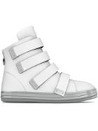 Myswear Bond Hi-top Sneakers, Men's, Size: 43, White, Nappa Leather/rubber