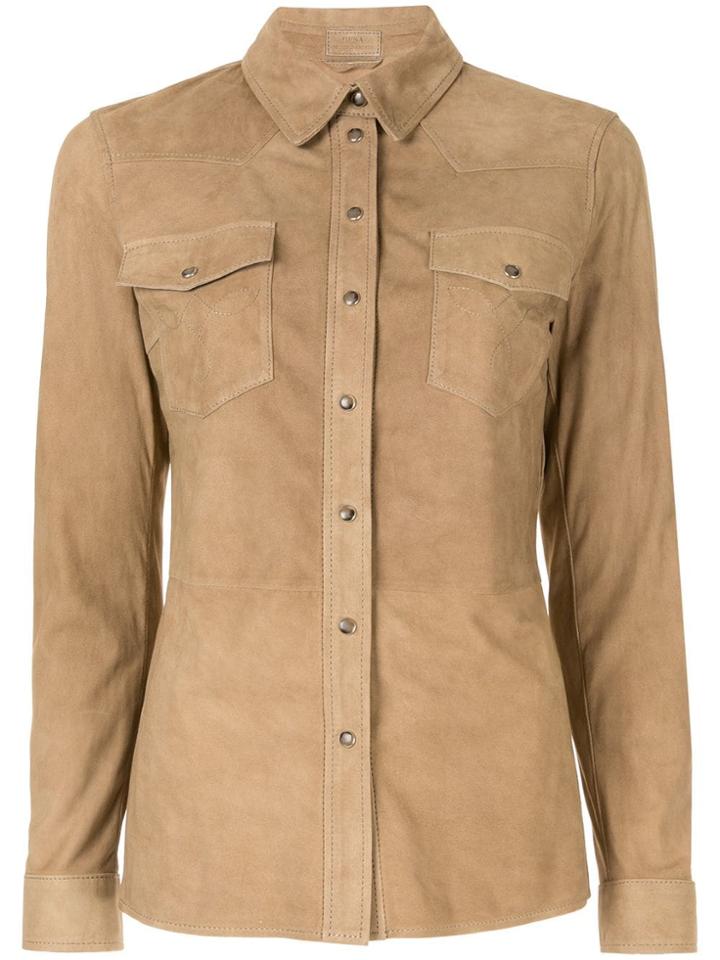 Desa 1972 Classic Western Shirt - Brown