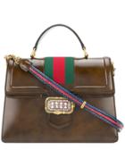 Gucci Medium Top Handle Tote - Brown