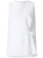 Fabiana Filippi Side Tie Top - White