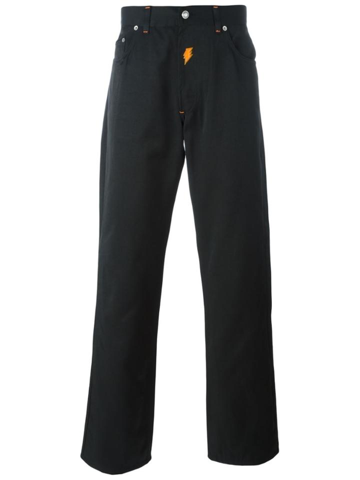 Walter Van Beirendonck Vintage 'chubby' Loose Fit Trousers - Black