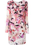 Roberto Cavalli Kaleidoscope Floral Dress, Women's, Size: 40, White, Viscose