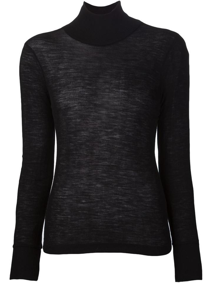 Alexander Wang Fine Knit Sweater, Women's, Size: Medium, Black, Wool