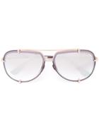 Dita Eyewear - 'talon' Sunglasses - Unisex - Titanium - One Size, Grey, Titanium