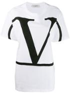 Valentino Go Logo Print T-shirt - White