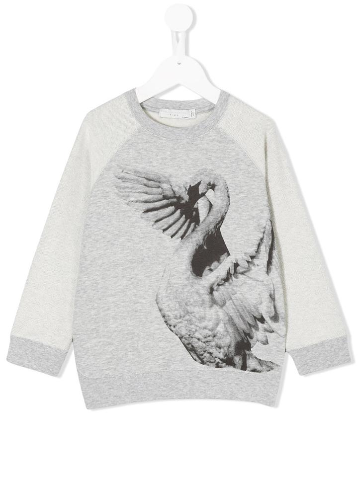 Stella Mccartney Kids - Printed Sweatshirt - Kids - Cotton - 6 Yrs, Grey